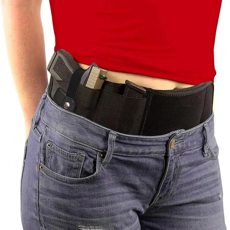 Concealed Carry Womens Waistband Neoprene Pistol Belly Band Gun Holster For Outdoor Sports