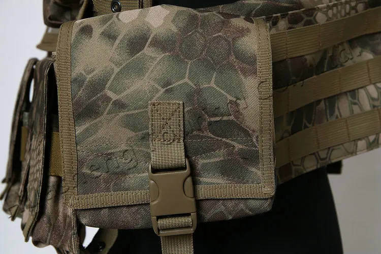 Outdoor Molle Tactical Vest with Pouches Camouflage Vest
