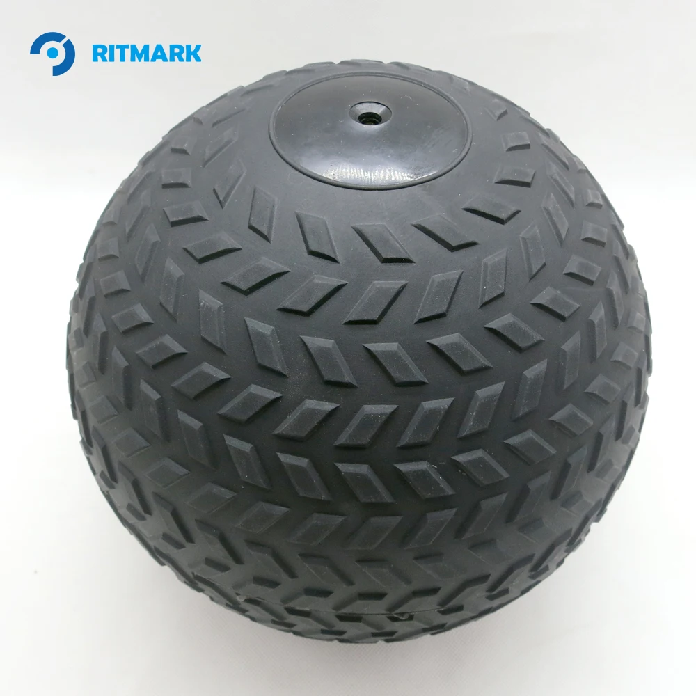 No-slip PVC Sand-Filled No-Bounce Slam Fitness Ball for Strength and Cross Workout