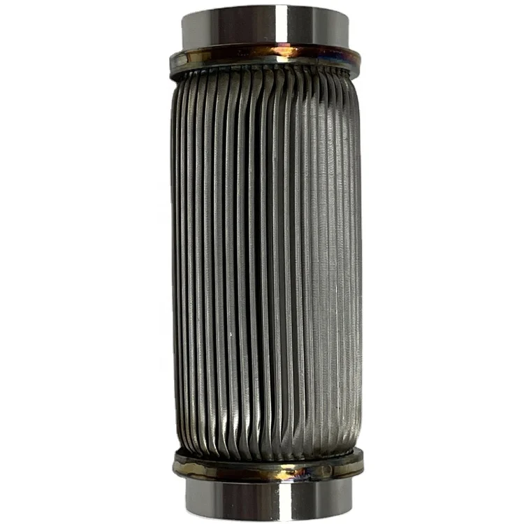 High Temperature Cleanable 304 Stainless Steel 316L Melt Polymer Strainer Mesh Candle Filter for Liquid Filtration