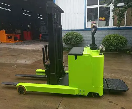 Lifting Electric Pallet Stacker Standing Type Electric Stacking Truck Forklift