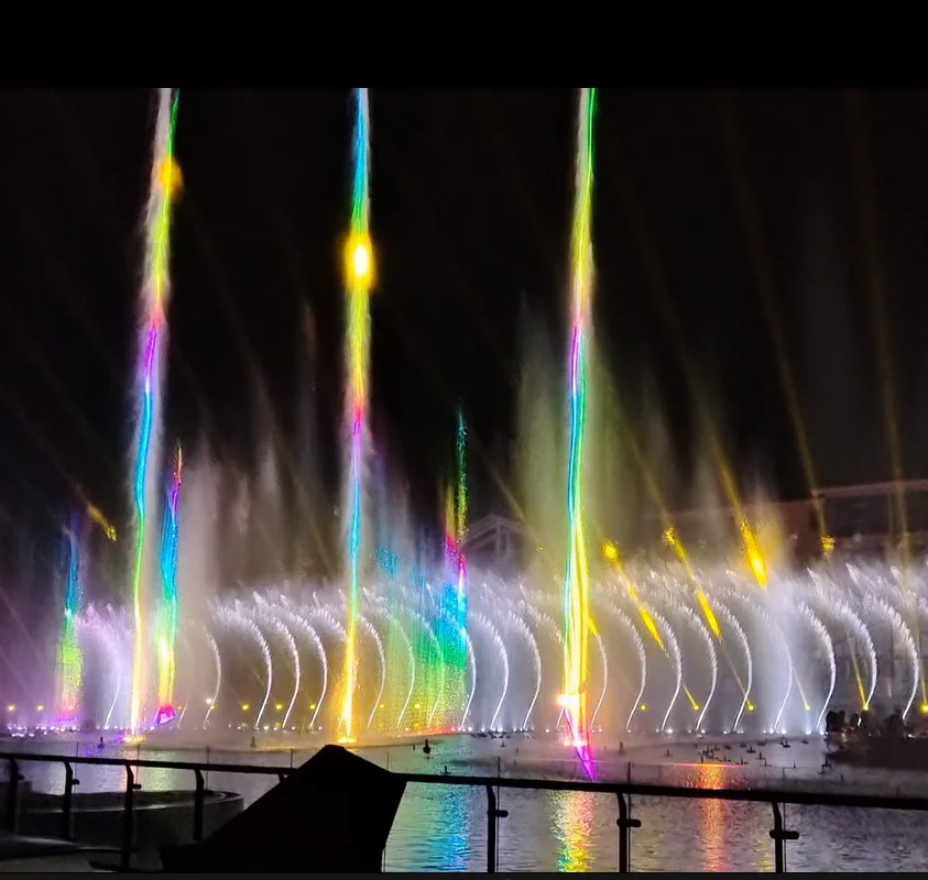 Outdoor Garden Decorative Public Place Children Playing Stainless Steel Music Dancing Water Fountain