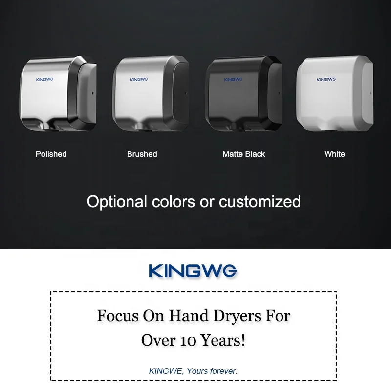 Guaranteed Quality China Supplier Quick Drying Wall Mounted Stainless Steel 304 Jet Automatic Hand Dryer