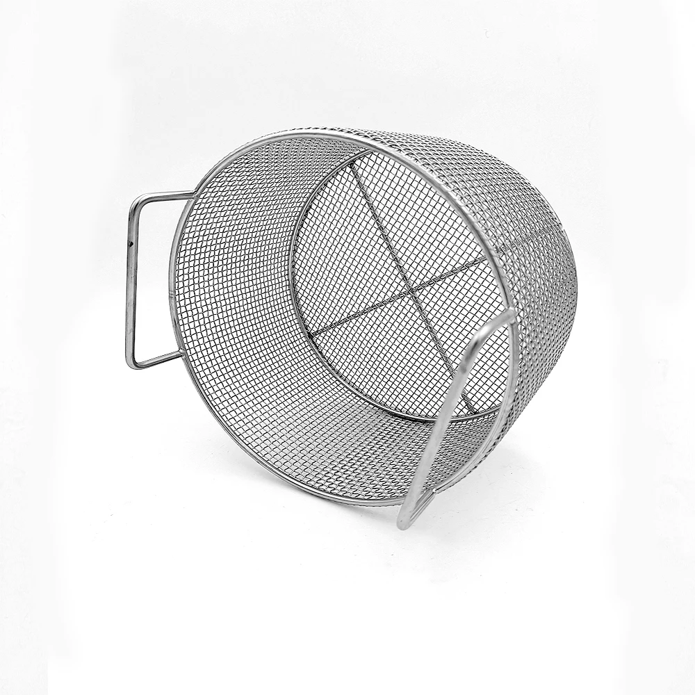 Stainless steel storage woven net basket Rustic-Style Tote Basket for Home Decor Customized wire mesh basket