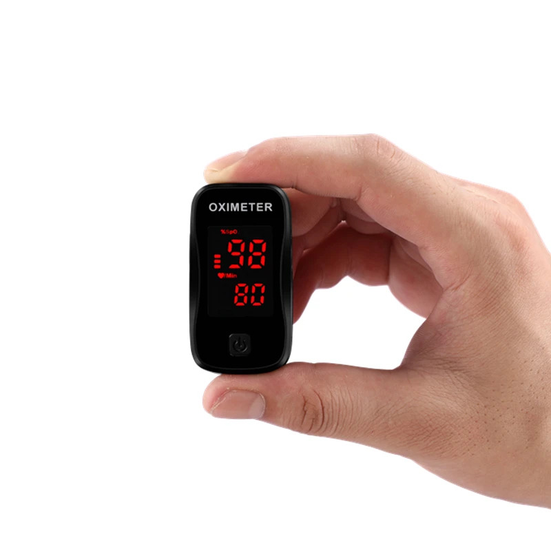 Home Use Finger Pulse Oximeter Digital LED Screen Oximeter Pulse Fingertip Pulse Oximeter With CE ISO