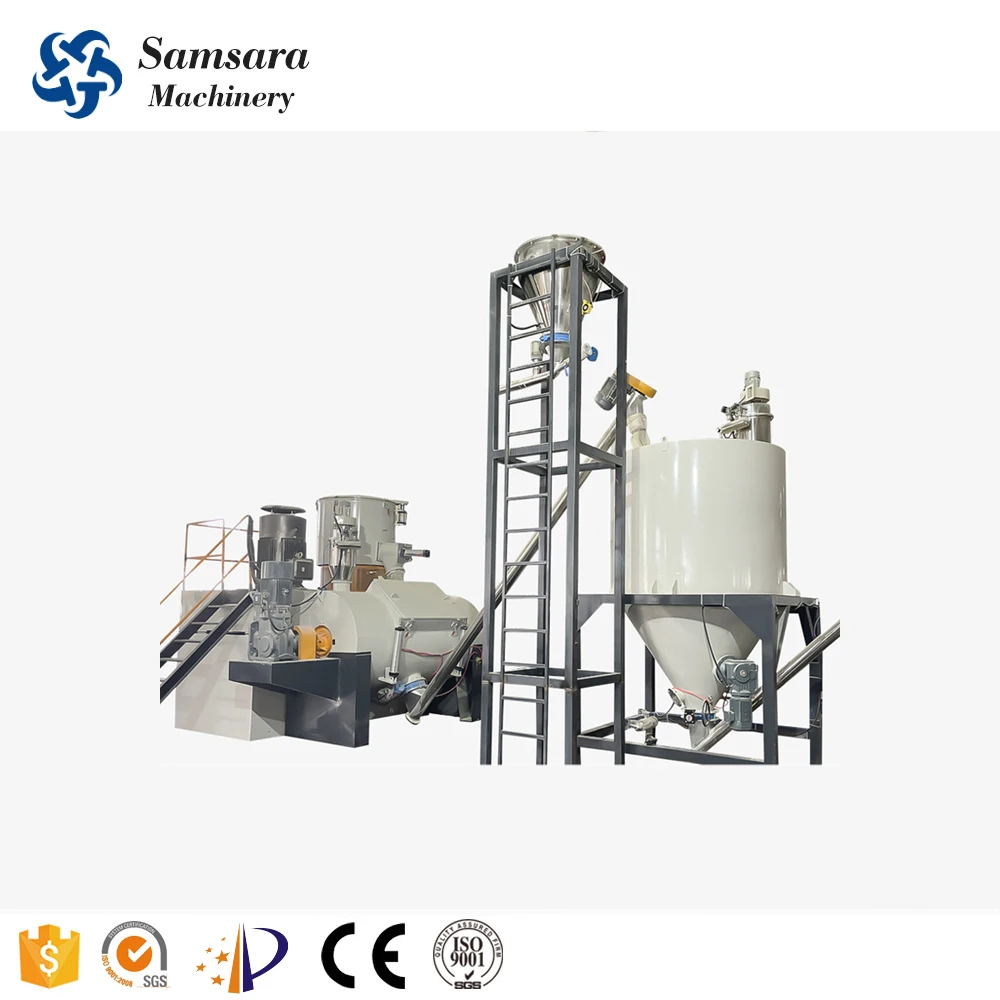 Automatic PVC Powder Compounding and Conveying System Automatic Converying Weighing Dosing Mixing System