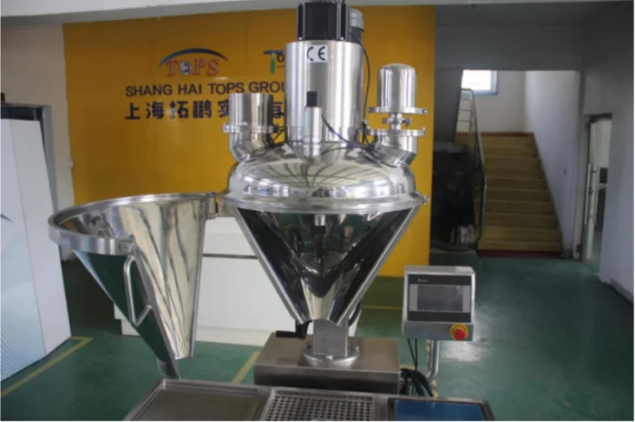 Automatic Auger Salt Dry Milk Baby Talc Face Powder Spice Bottle Filling Packing Machine With Screw Feeder