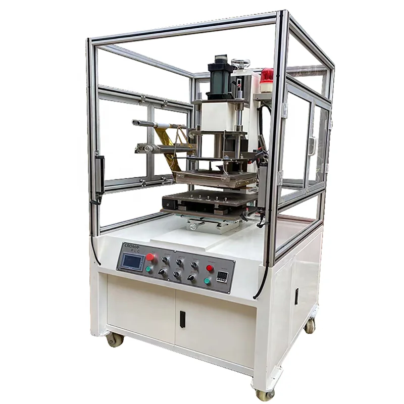 Automatic Slide Loading Table Pneumatic Embossing Stamping Machines hot stamping foil license plate