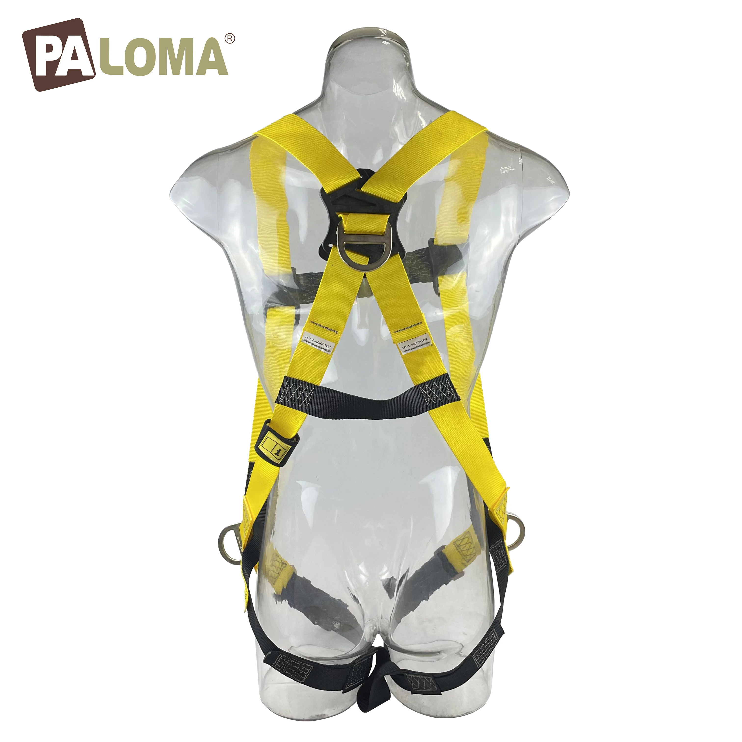 Оптовая продажа, стандартные спасательные страховочные ремни ANSI для скалолазания, защита от падения, регулируемые страховочные ремни на весь корпус