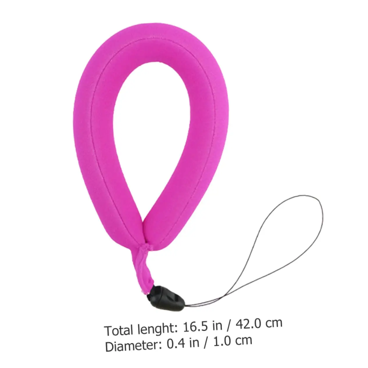 Custom Logo Neoprene Outdoor Camera Float Wrist Strap Mobile Phone Sponge Float Lanyard Keychain DIY Wristlet Key Chains