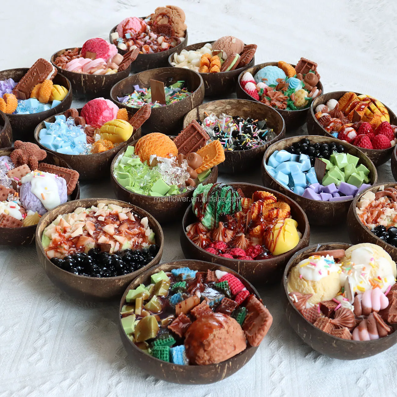 Ice Cream Dessert Candle Food Candle Customized Logo Scented Candles