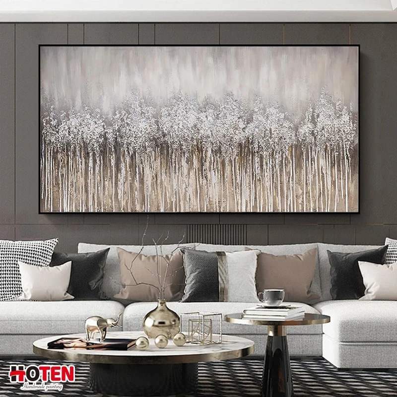 hand painted large size painting art abstract home decoration painting hanging pictures can be customized