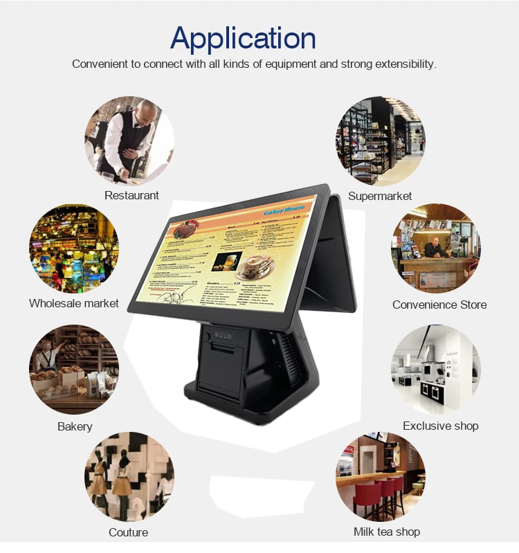 16 Inch Touch Screen POS Table Windows Pos Android Terminal Machine