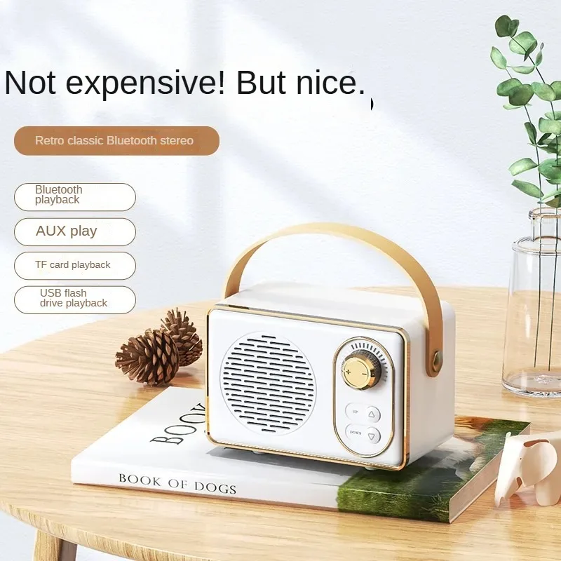 K-Body Retro Wireless Speaker RGB LED Lighting Aluminum Mini USB Flash Drive Laptop Home Theatre Party Passive Audio AUX