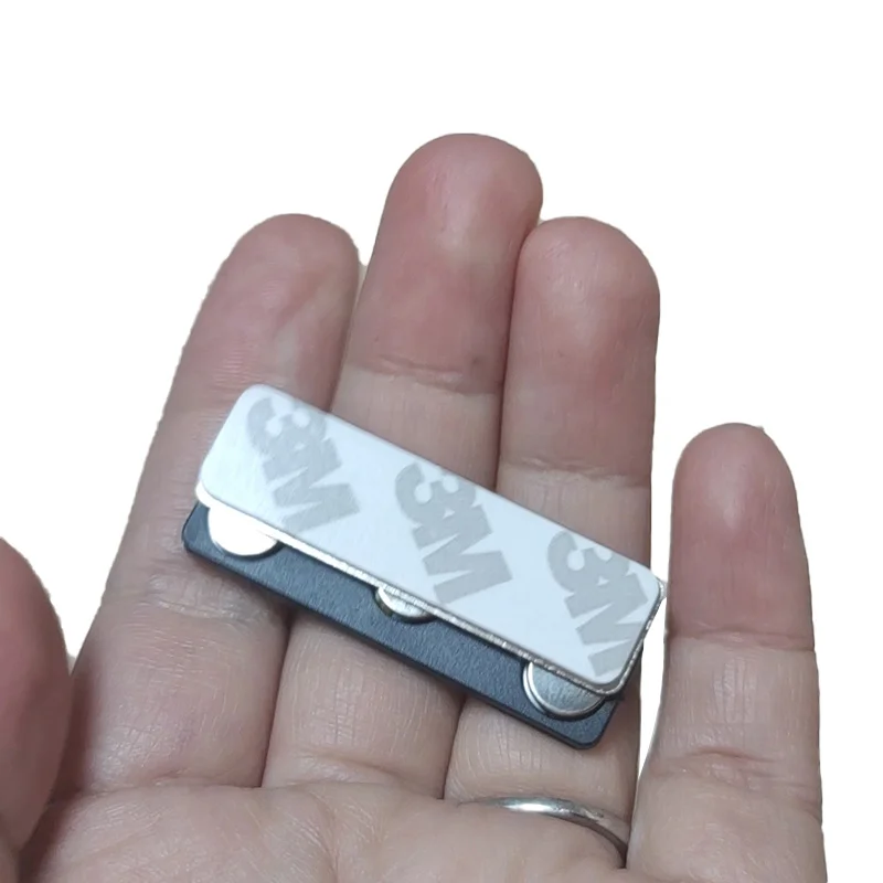 Магнит стандартного размера 45x13 мм, 3 шт. магнита, бейдж с именем