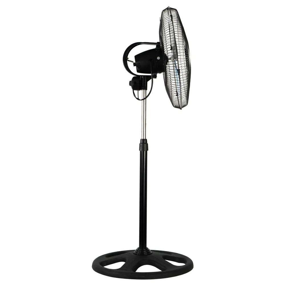 360 Degree Industrial Fan 18 Inch Ventilador 110V 90W AC Aluminum Copper Motor Stand Fan