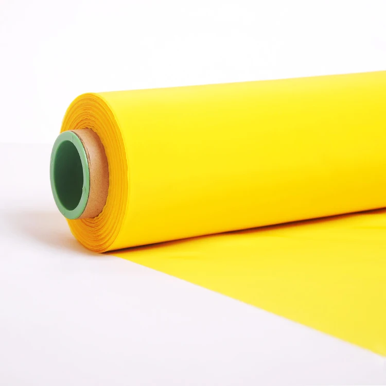 140T yellow Polyester Screen Printing mesh fabric for ceramics printing