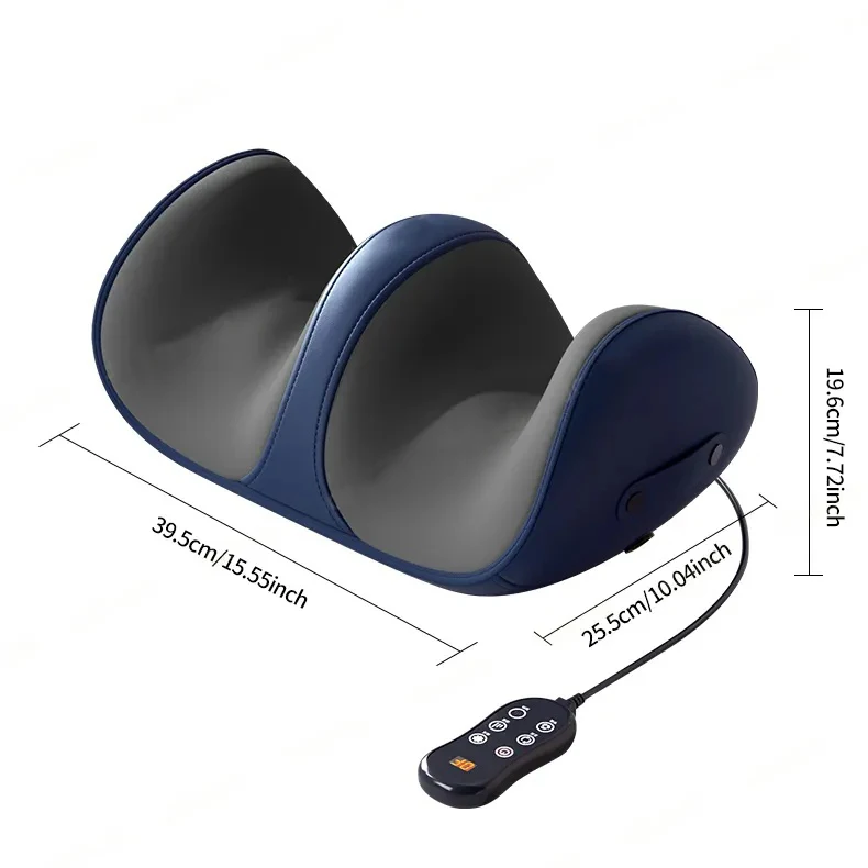 Factory Price Remote Control Relaxation Shiatsu Foot and Calf Massager Heated Vibrating Leg Foot Massager Device Massage Foot