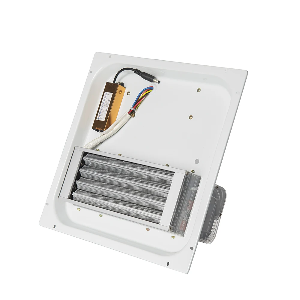 LSA OEM ODM PTC ceramic fan heater with LED Light 300X300mm bathroom heater ceiling 3 in 1 electric heater  electric