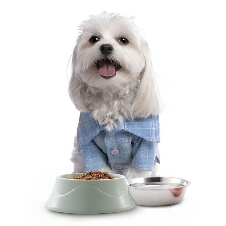 Stainless Steel Dog Bowl Cats Food Water Bowl Detachable Dog Bowl Non-slip