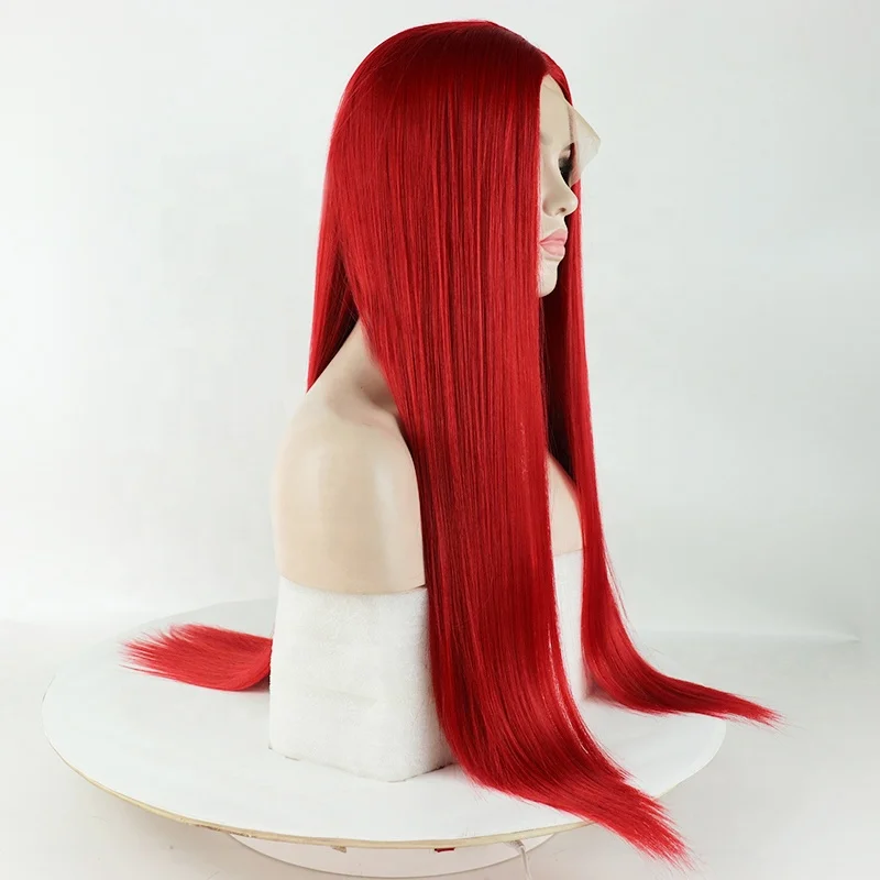 
Wholesale Brazilian Vendor Natural Kinky Hair 180 Density Synthetic Wig For Black Wowen 