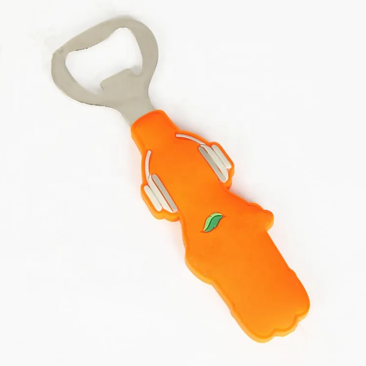 Custom Bottle Opener  Gifts for Guest Souvenir Decoration Refrigerator Magnet PVC Metal Beer Bottle Opener