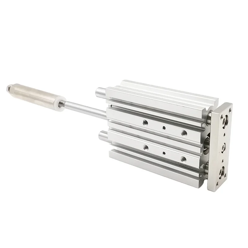 MGPM SMC size Compact Guide Cylinder BORE 12 16 20 25 32 40 50 63 adjustable Stroke
