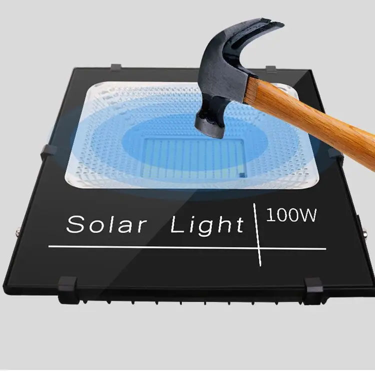 
All Die-cast aluminum solar outdoor light flood ip66 led solar energy system light solar flood light 