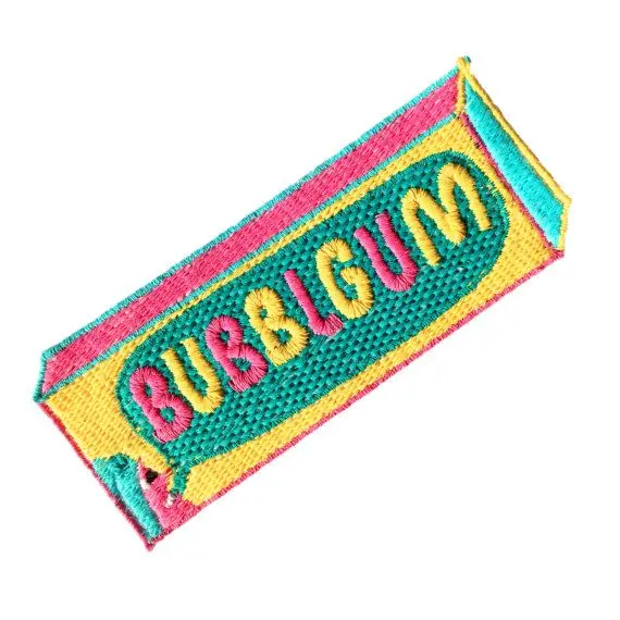 Custom badges style high density sublimation letters 3D embroidery patch for clothing bags hats