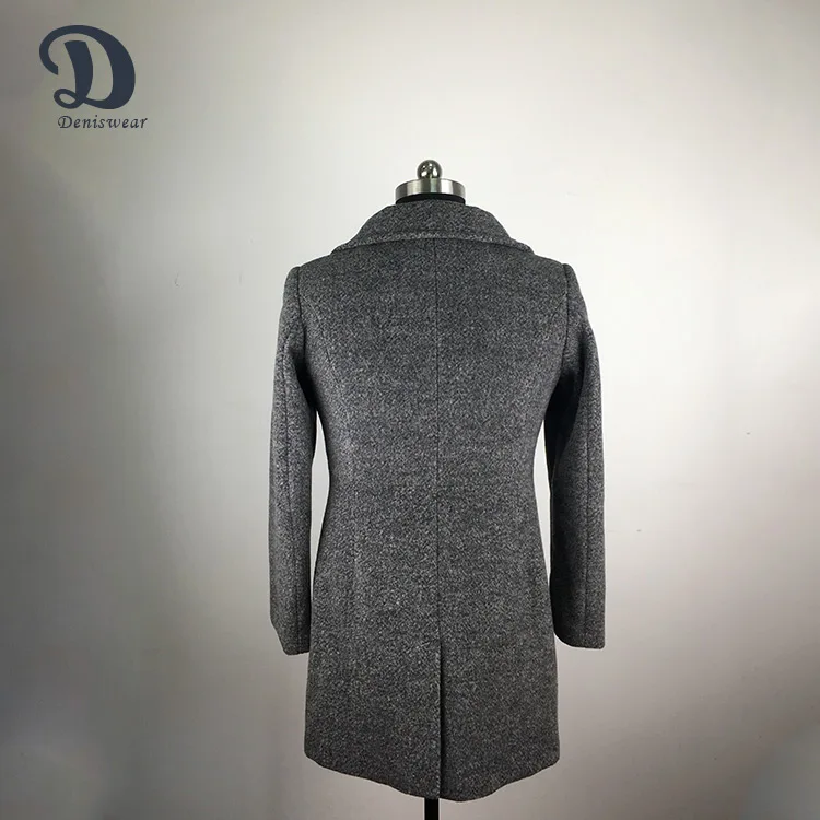 New model fashion women woolen overcoat ladies long coat