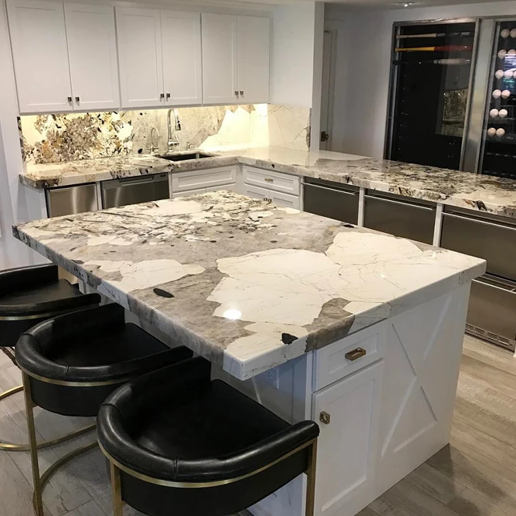Wholesaler Pandora White Marble Slab Patagonia Quartzite Slab Tile Natural Luxury Stone Brazilian Pandora Granite