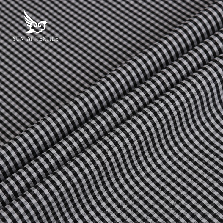 Ready goods factory direct price TC 58 42 check plaid yarn dyed fabric