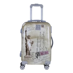 Китайский поставщик, 3 шт., чемоданы на колесиках из поликарбоната, наборы чемоданов с 4 спиннером, 360 градусов, Whe