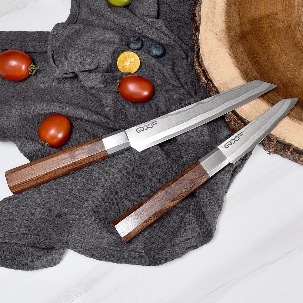 Хит продаж новый продукт Набор японских кухонных ножей шеф-повара из нержавеющей стали 2021 с деревянной
