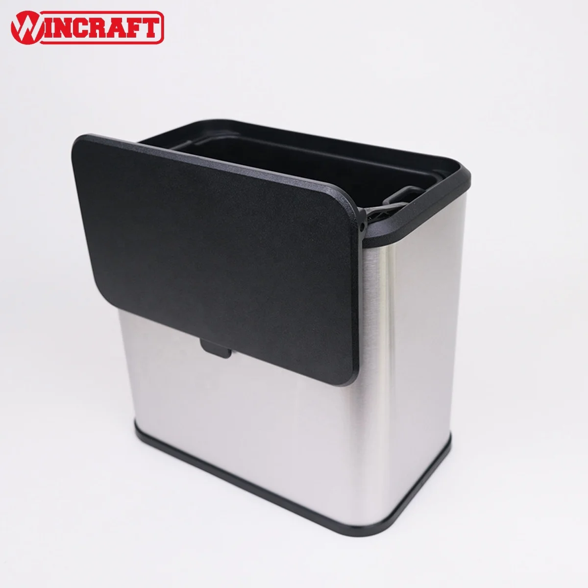 Hanging Trash Can Installable Indoor Cupboard Wall-Mounted Kitchen Counter Compost Bin