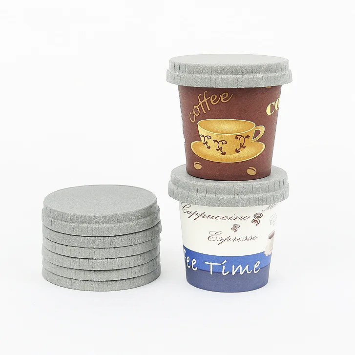 Covers the Cup Well 62mm Diameter Paper Cups With Dome Seal Lid Paper Did