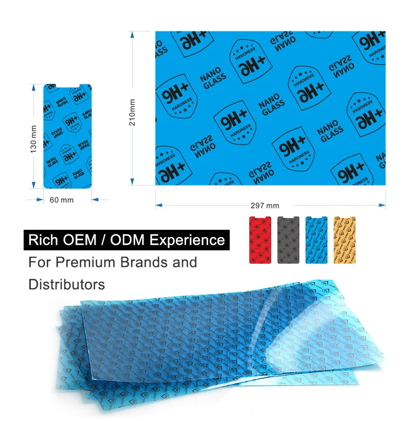 Противоударные листы 9H Материал нано противоударное стекло защитная пленка лист A4 200*300 мм пленка для экрана