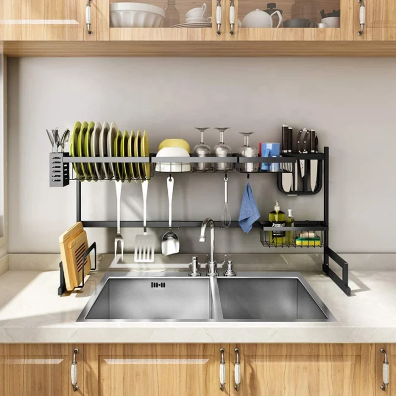 Customized Drying Rack Over Sink Kitchen Organizer Kitchen Shelf DRS333