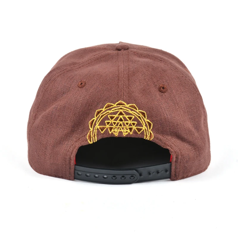 Wholesale Custom 5 Panel Flat Brim Embroidery Design Sports Hemp Snapback Hats and Caps