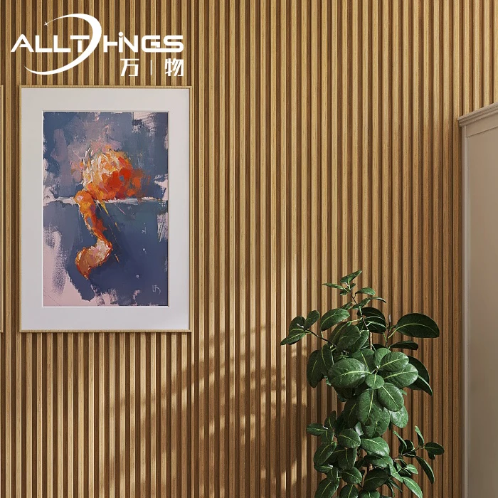 Wholesale price Interior Decorative Wood Plastic Composite WPC fluted Wall Panel waterproof other boards