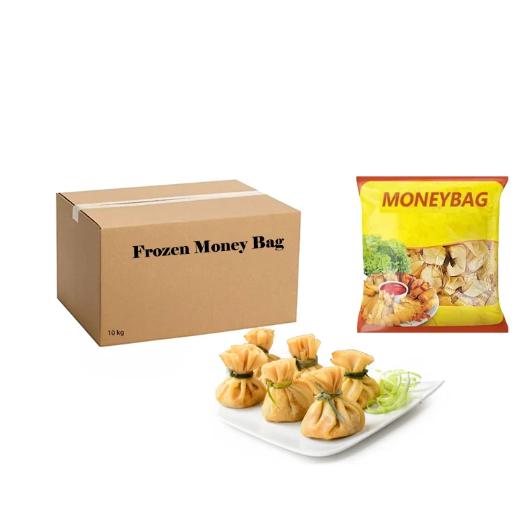 Frozen Fried Money Bag Frozen Wheaten Food Convenient And Ready to Eat Halal and Kosher certificate