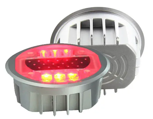 Aluminum Led Solar Cat Eye Flashing Pavement Marker Dock Light Price Road Spike Half Moon Reflective Road Stud
