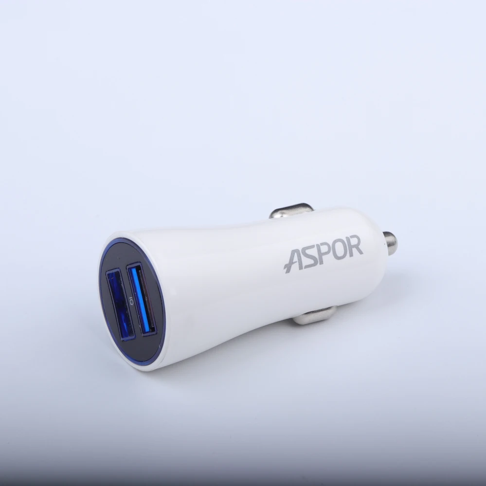 
ASPOR Fast Charger QC3.0 18W Car Charger High Quality Nice Design 