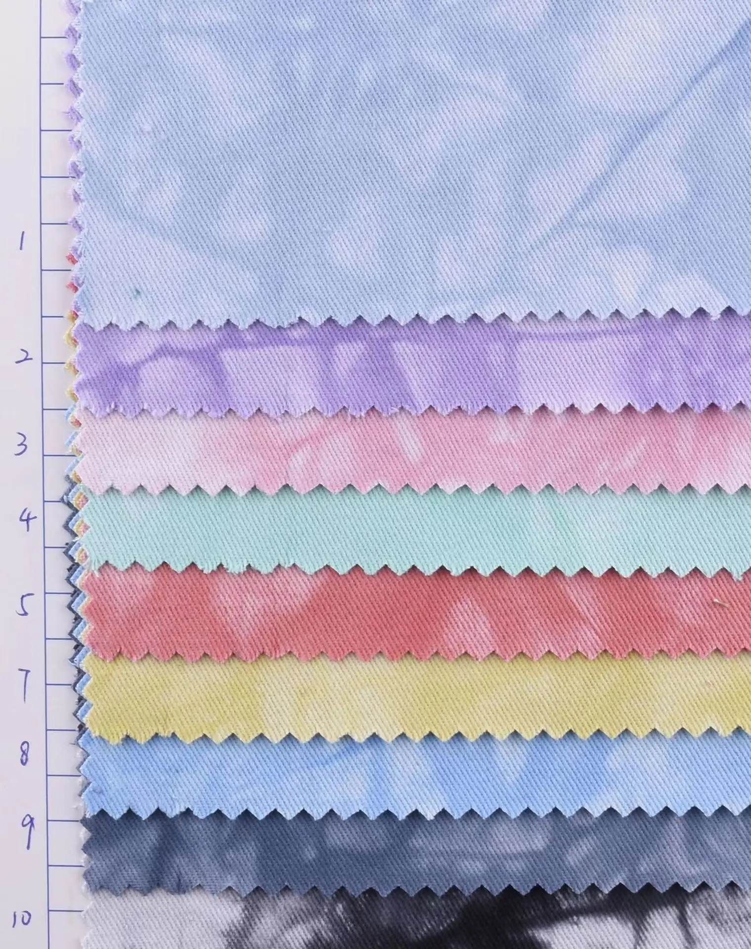 Fashion Tie Dyed Cotton Canvas Fabric Manufacture