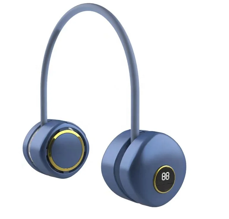 OEM Cheap Price Hand Free Lazy Neck Fan Portable Rechargeable Hanging Mini Cooling Neck Fan with Storage Box