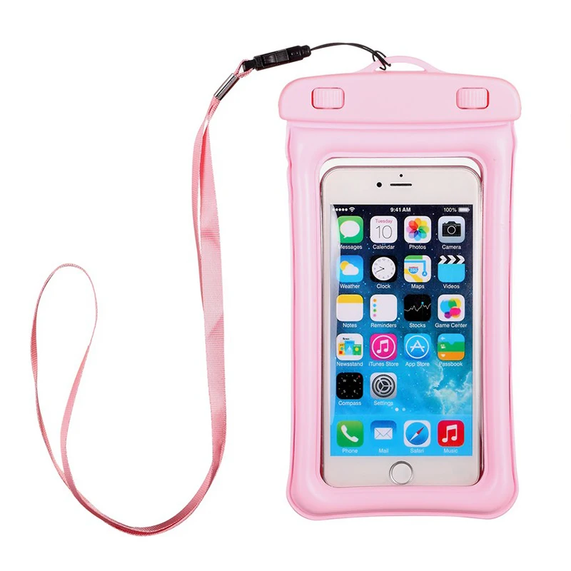 CE Certified Waterproof Swimming Bag Mobile Phone Case Cover Dry Pouch Universal Diving Waterproof Phone Bag
