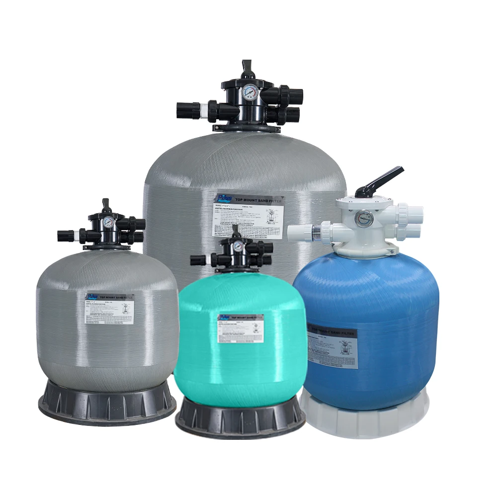 Automatic Backwash Pool Top Mount Valve Sand Filter Filtration System With Water Pump
