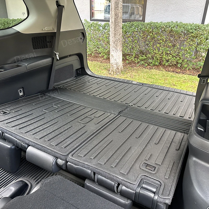Integrated Design Waterproof TPE Material Vacuum Molded Trunk Mat Cargo Liner for Toyota Grand Highlander 2024