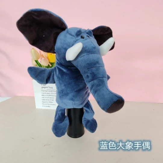 Ventriloquism hand puppets toys kindergarten show hand-controlled gloves storytelling animal mouths move parent-child games toy