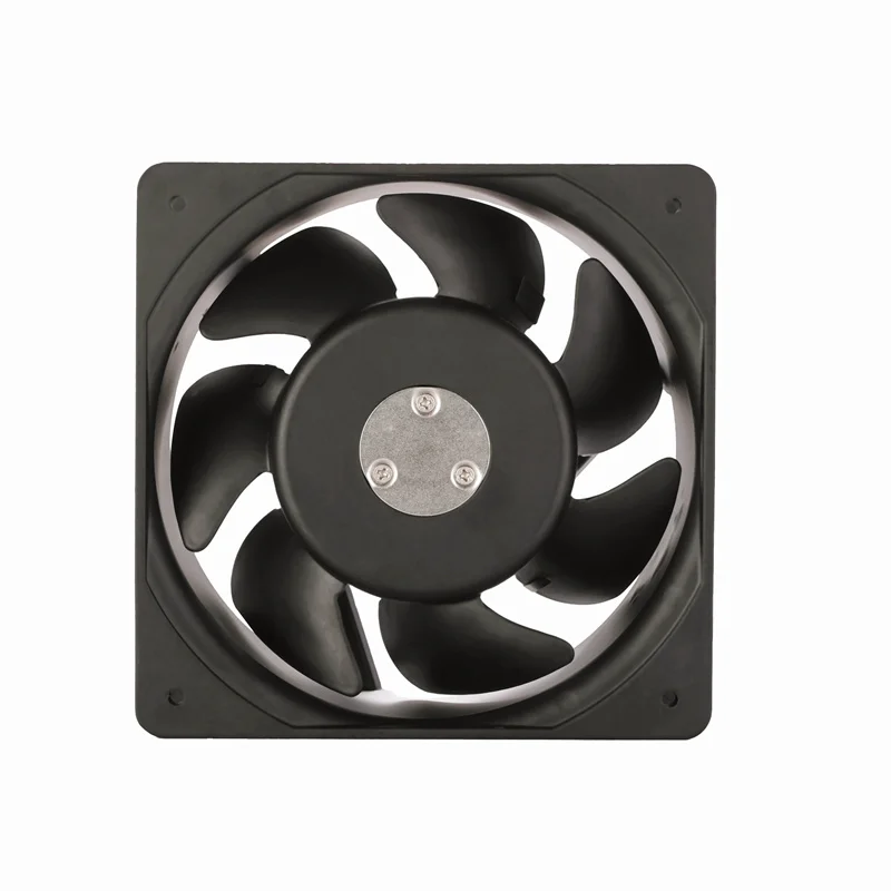 Square Metal 220VAC 160x160X65mm Axial Cooling Fan for switch cabinet thermal management